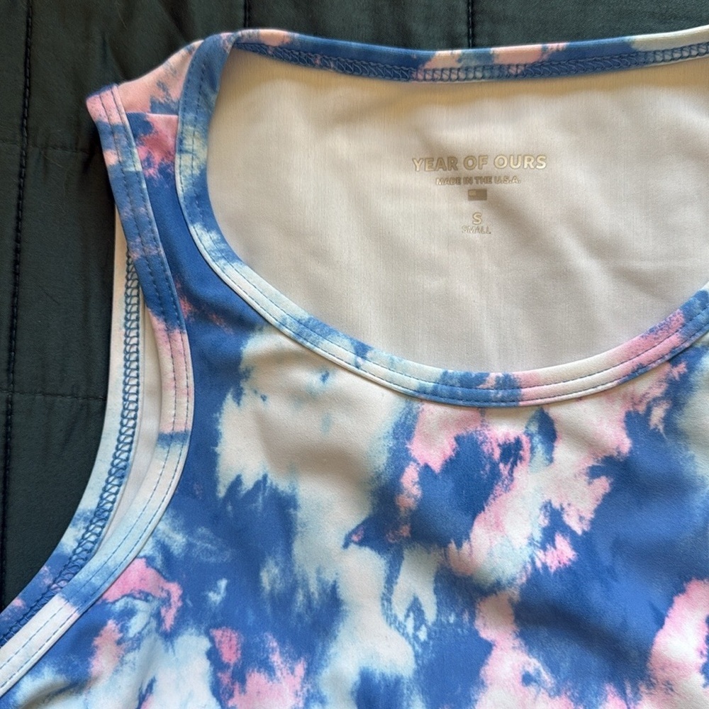 Like New Year of Ours Tie-Dye Workout SET - Sports Bra and Leggings - Size S - Picture 14 of 15